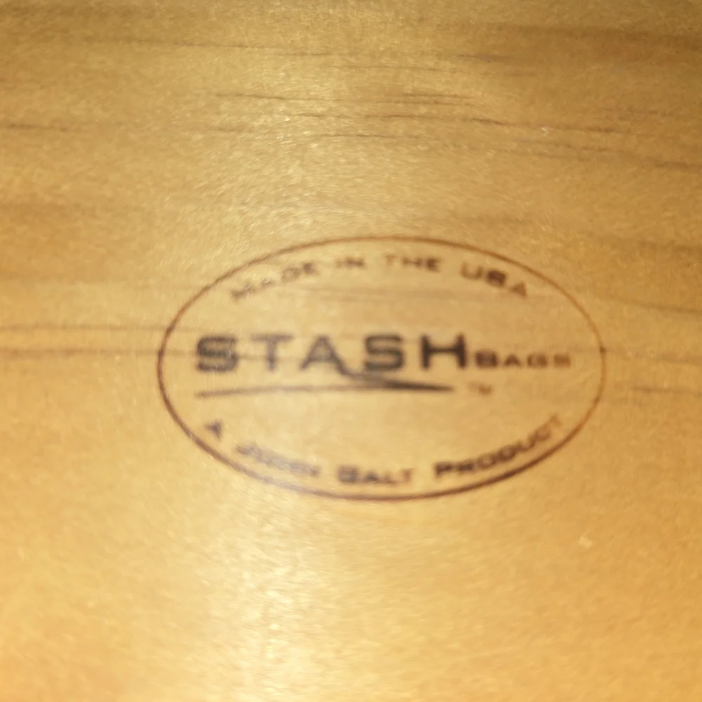 Stash Brand Vintage Elegant Black Croc-Embossed Tote Bag with Wood Base Like New - Picture 6 of 13